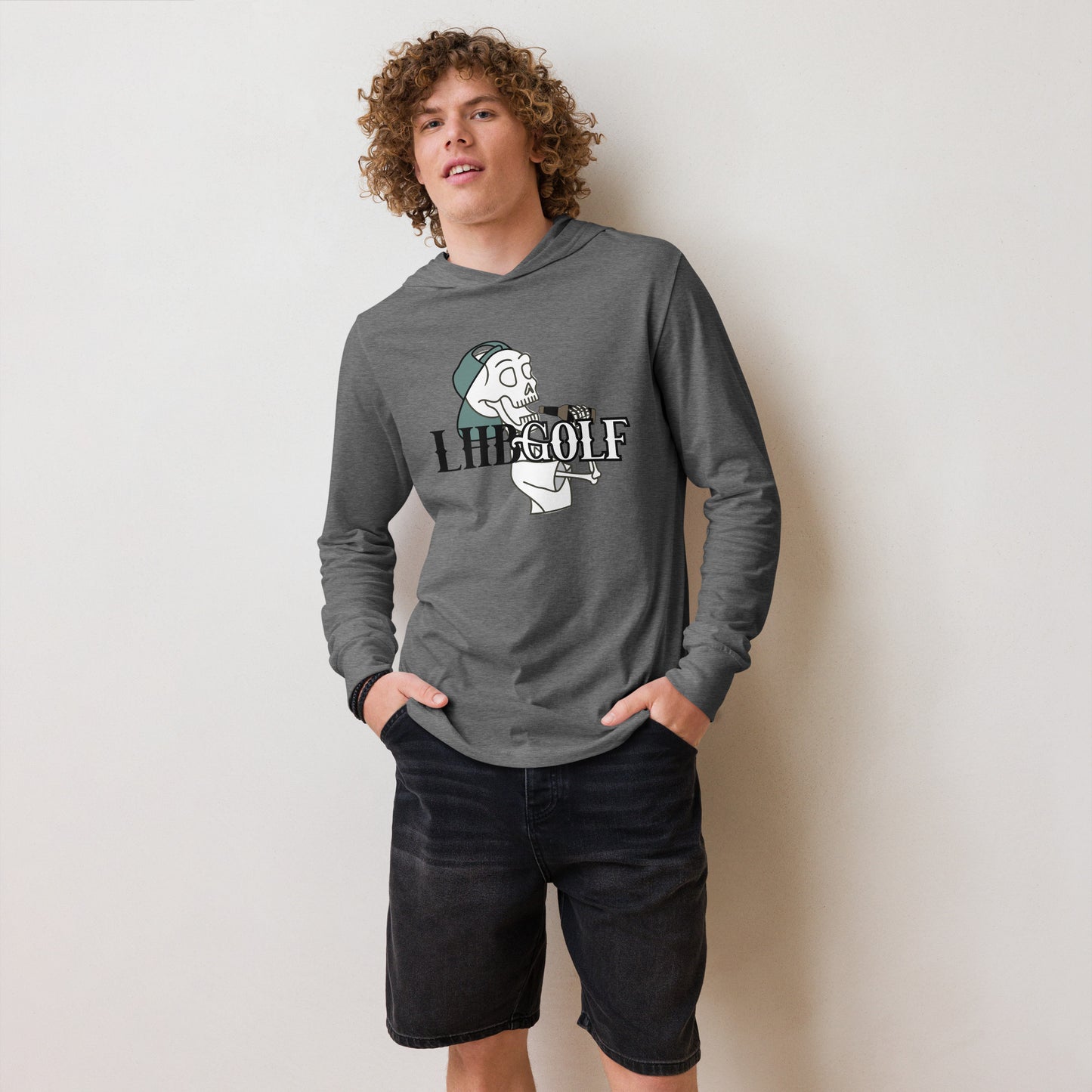 Unisex Hooded long-sleeve pullover