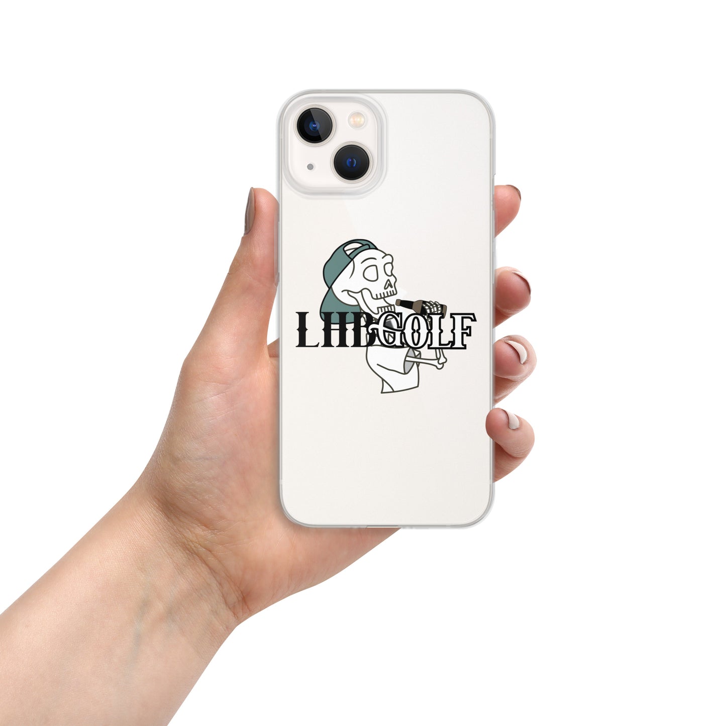 LHB Drinking Logo | Clear Case for iPhone®
