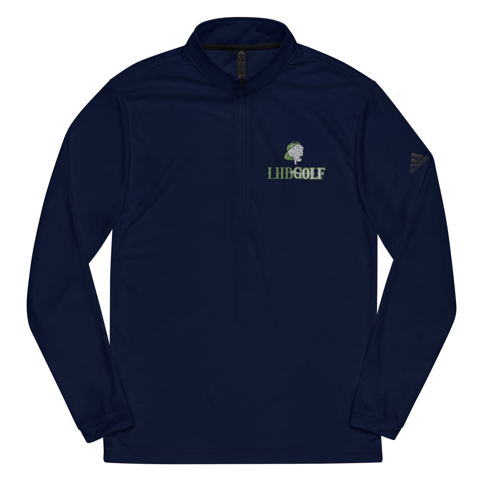 Retro Skull LHB Golf | Adidas Quarter Zip Pullover