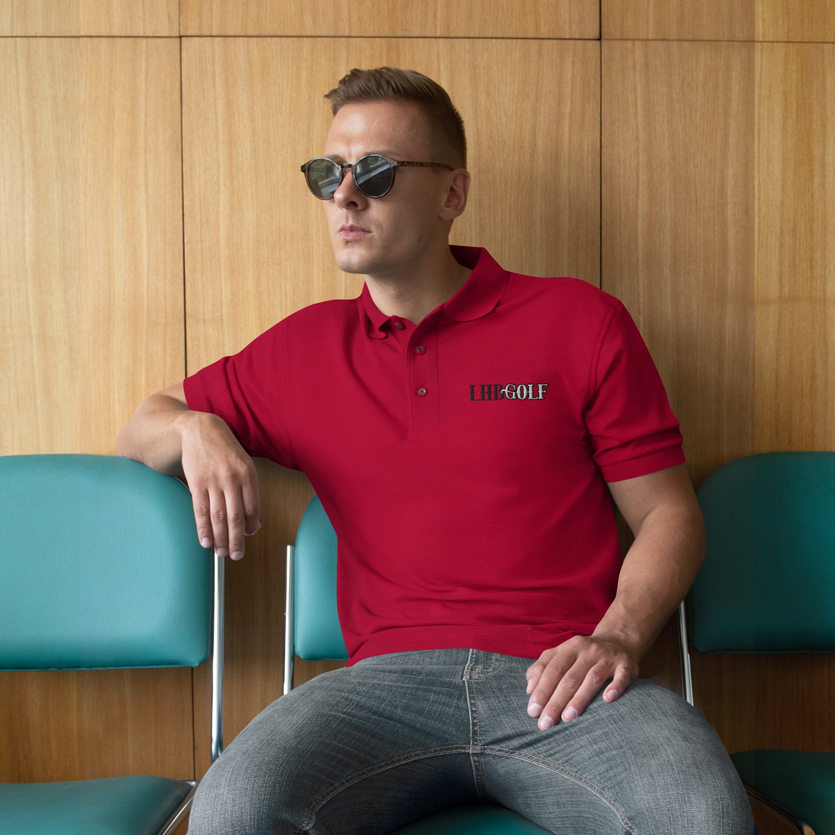 Retro LHB Golf  | Men's Premium Port Authority Polo