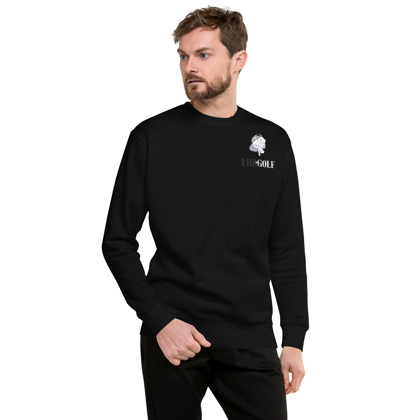 Skull LHB golf | Unisex Premium Sweatshirt