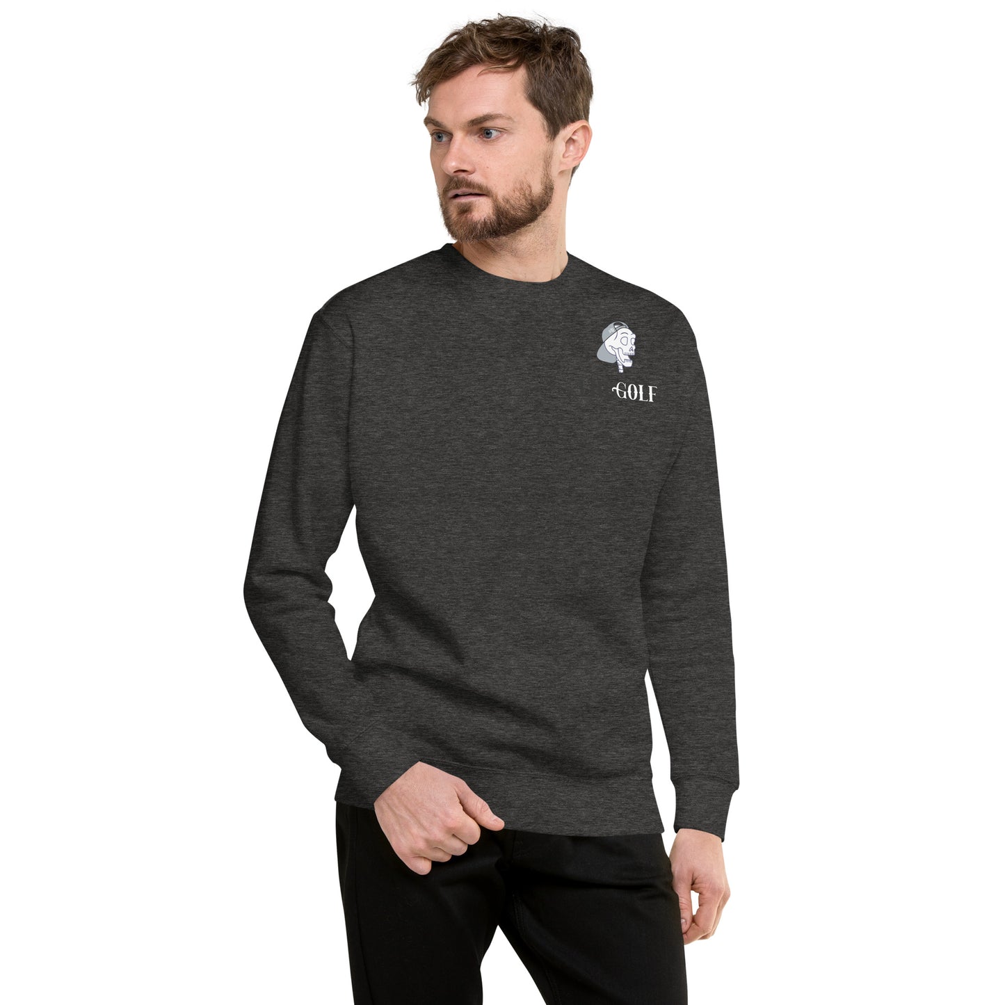 Skull LHB golf | Unisex Premium Sweatshirt