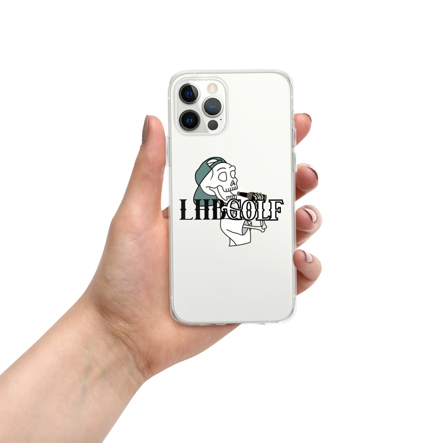 LHB Drinking Logo | Clear Case for iPhone®