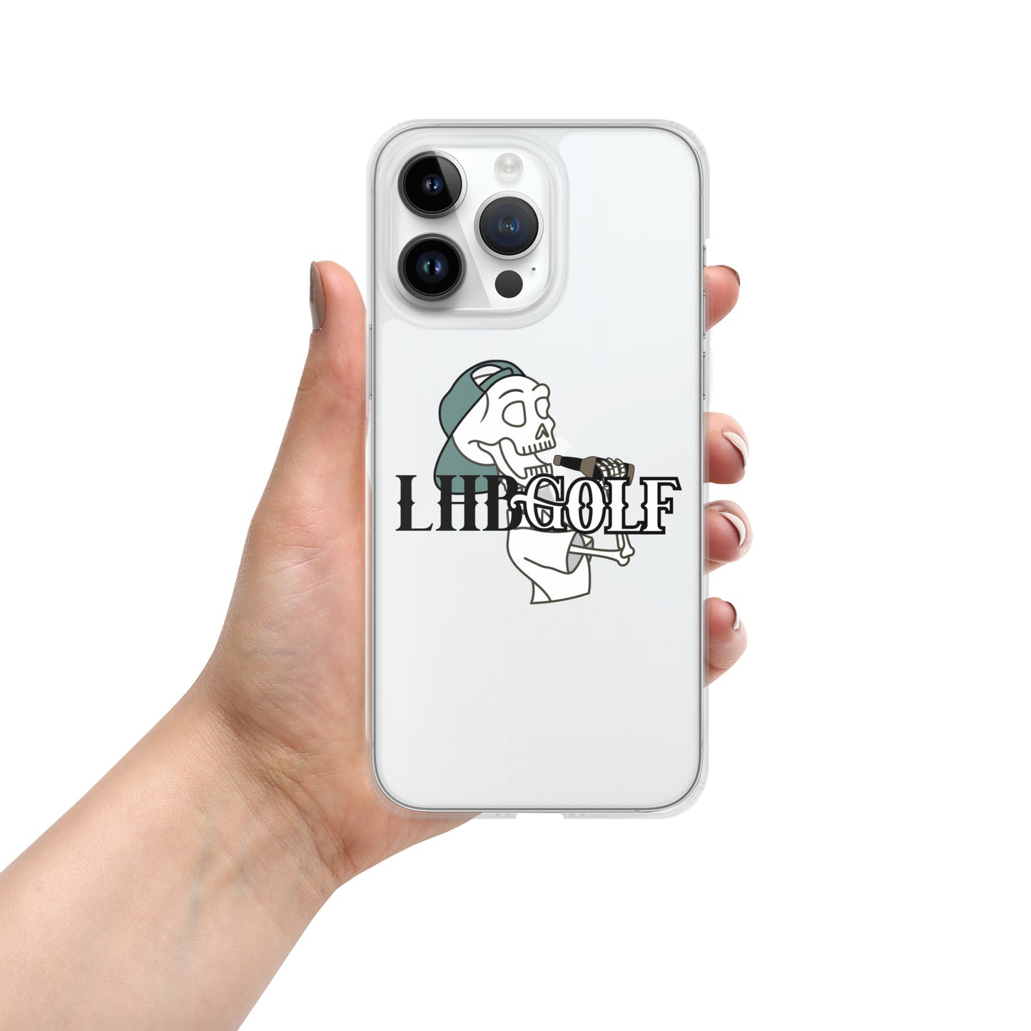 LHB Drinking Logo | Clear Case for iPhone®