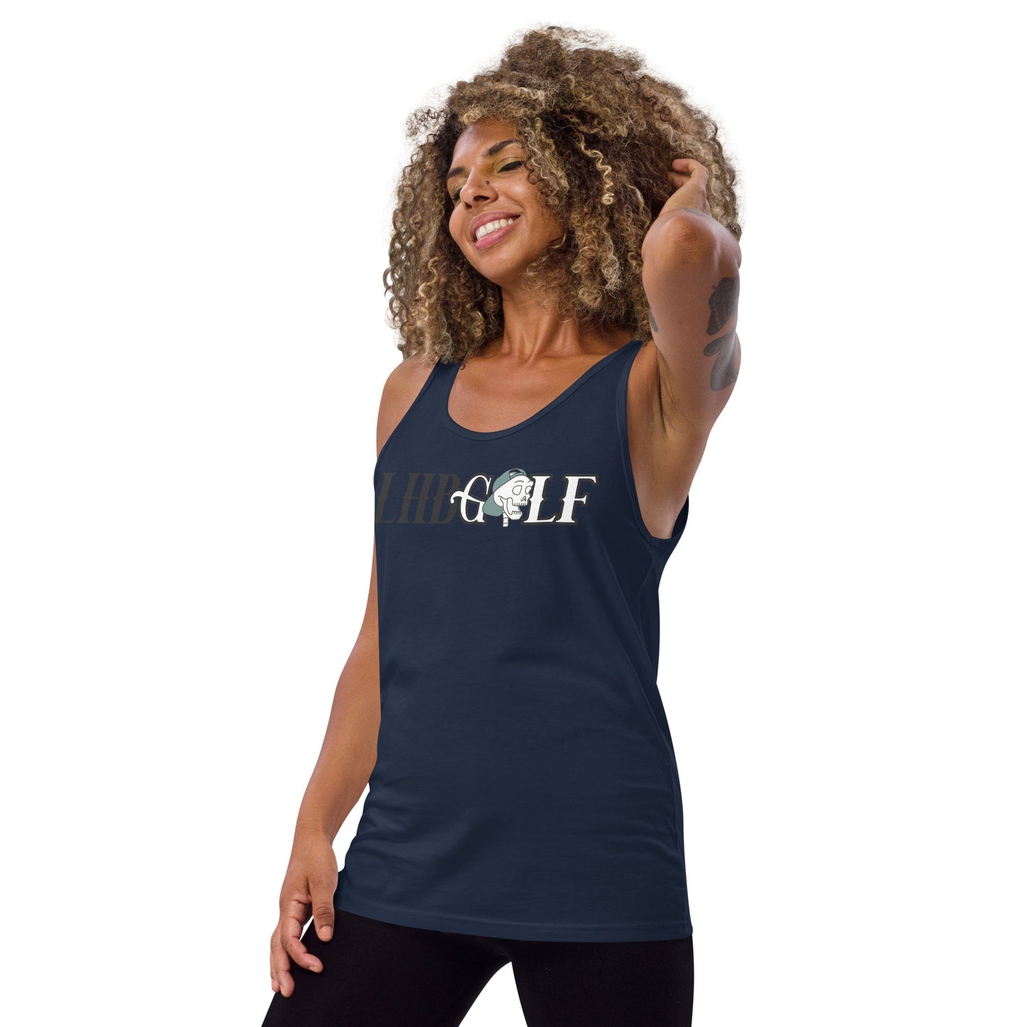 LHB Golf Logo | Unisex Tank Top