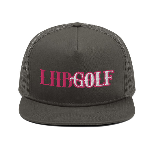 Pink LHB Golf | Mesh Back Snapback