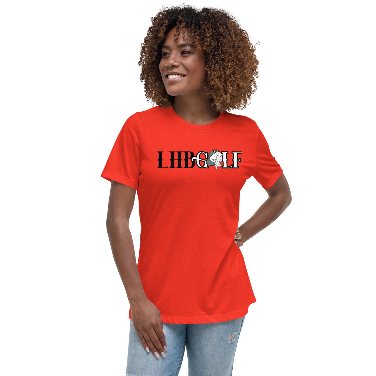 LHB Golf Logo | Women's Relaxed T-Shirt